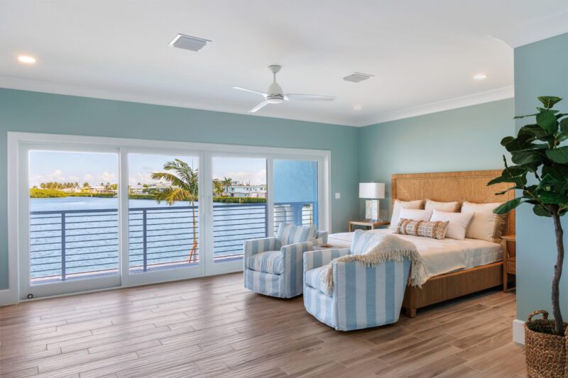 Primary bedroom at 7 Gables