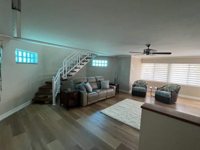 Living room before at Happy House, a D'Asign Source design-build project