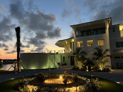 Tropical landscaping at Lighthouse Pointe, a D'Asign Source design-build project