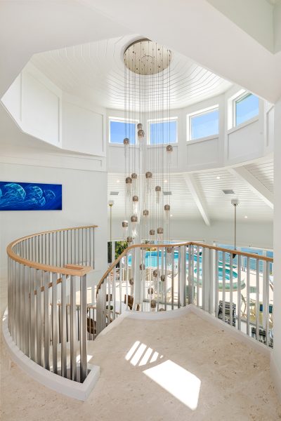 Chandelier at Lighthouse Pointe, a D'Asign Source design-build