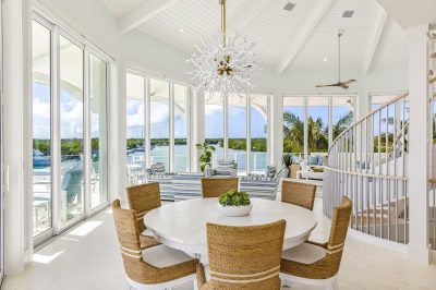 Dining area at Lighthouse Pointe, a D'Asign Source design-build