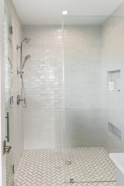 Guest bathroom at Lighthouse Pointe, a D'Asign Source design-build