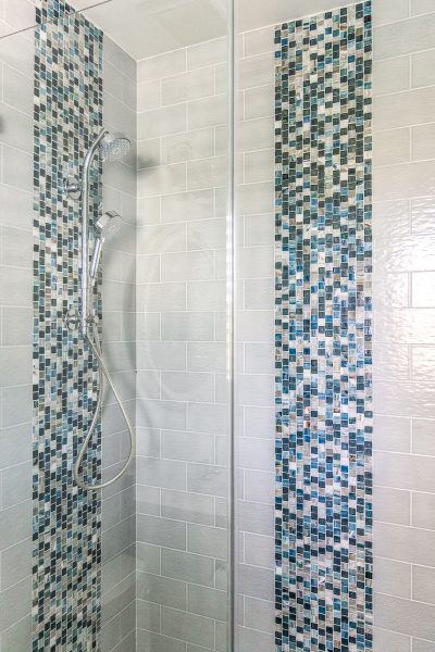 Guest bathroom at Lighthouse Pointe, a D'Asign Source design-build