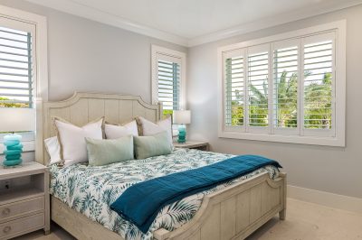 Guest bedroom at Lighthouse Pointe, a D'Asign Source design-build