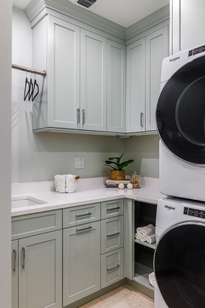 Laundry room at Lighthouse Pointe, a D'Asign Source design-build