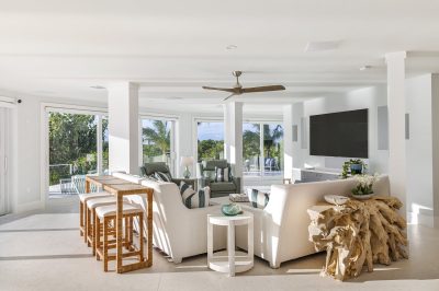 Living area at Lighthouse Pointe, a D'Asign Source design-build