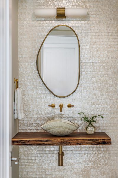 Powder bath at Lighthouse Pointe, a D'Asign Source design-build