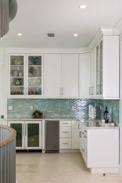 Wet bar at Lighthouse Pointe, a D'Asign Source design-build