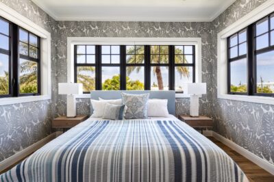 Guest bedroom at Lighthouse