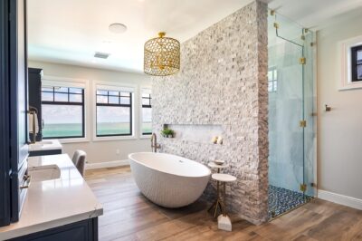 Primary bath at Lighthouse