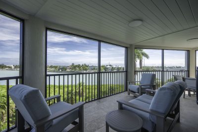 Patio lounge area at Marthaler, a condo remodel project by D'Asign Source