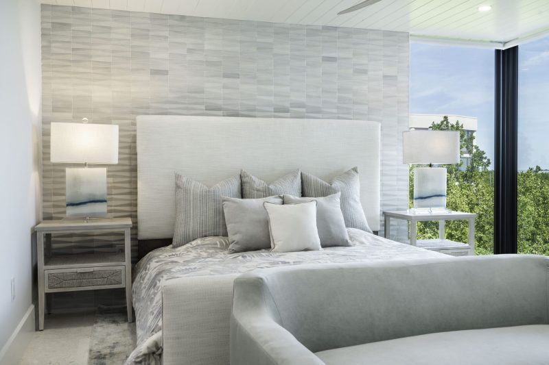 Primary bedroom at Marthaler, a condo renovation project by D'Asign Source
