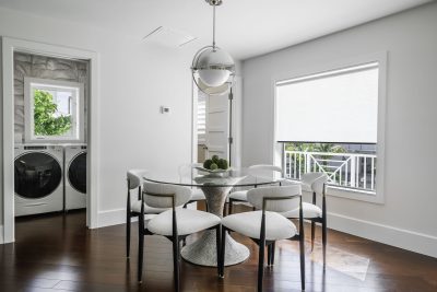Game table at Sapphire & Mahogany, a remodel project of D'Asign Source.