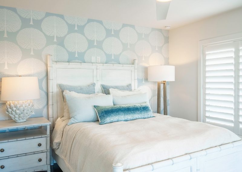 Guest bedroom after at Sapphire & Mahogany, a D'Asign Source renovation project