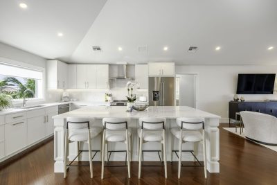 Kitchen at Sapphire & Mahogany, a remodel project of D'Asign Source.