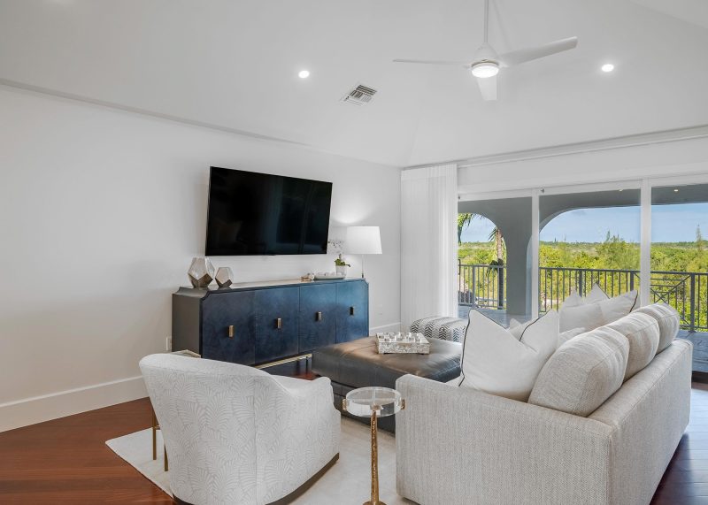 Living room after at Sapphire & Mahogany, a D'Asign Source renovation project