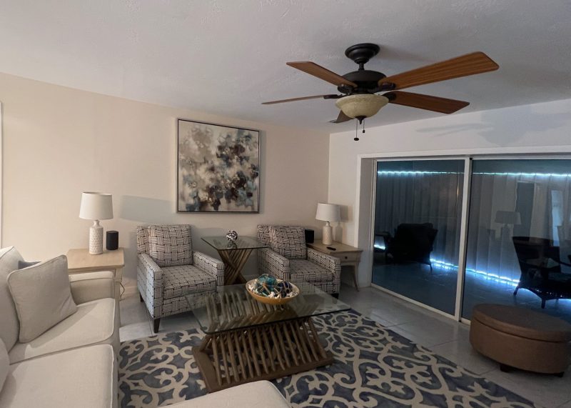 Living room before at Sapphire & Mahogany, a D'Asign Source renovation project