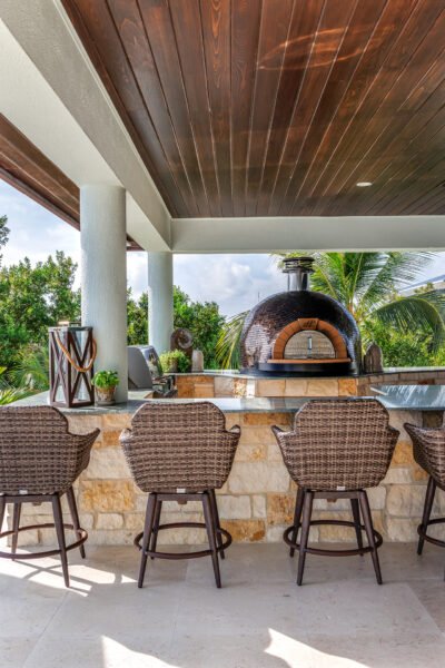 Outdoor kitchen at Sunrise