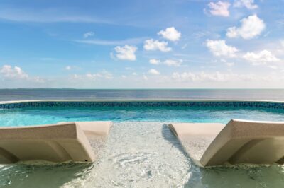 Pool to ocean at Sunrise
